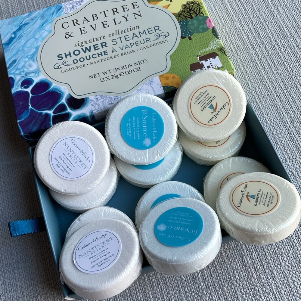 Crabtree & Evelyn Shower Steamer Tablets 12pc set - Picture 6 of 12